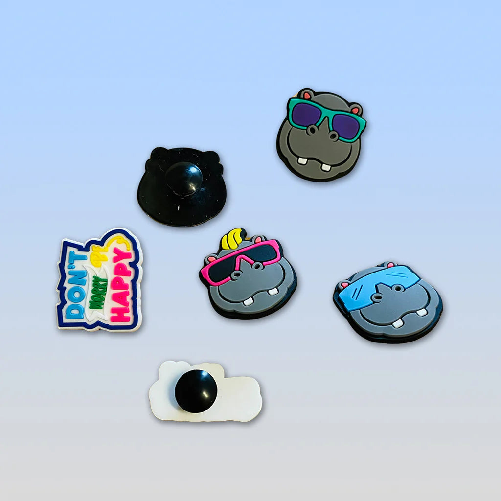 Roshambo Shoe Charms - Set of 6