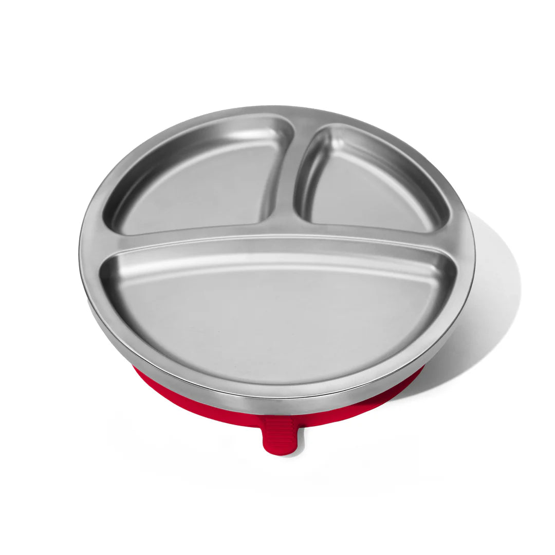 Baby Stainless Steel Round Divided Plate | Big