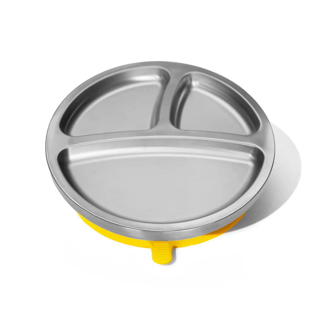 Baby Stainless Steel Round Divided Plate | Big