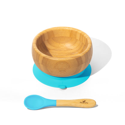 Bamboo Baby Suction Bowl + Spoon