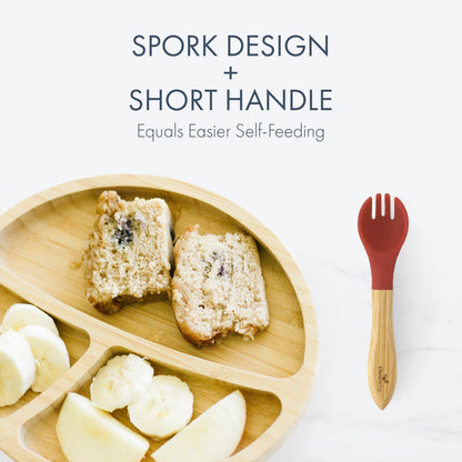 Bamboo Baby Forks - 2 Pack