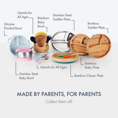 Bamboo Baby Forks - 2 Pack