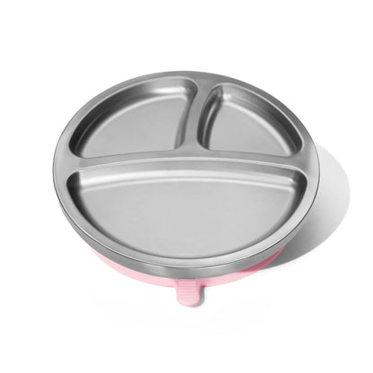 Baby Stainless Steel Round Divided Plate | Big