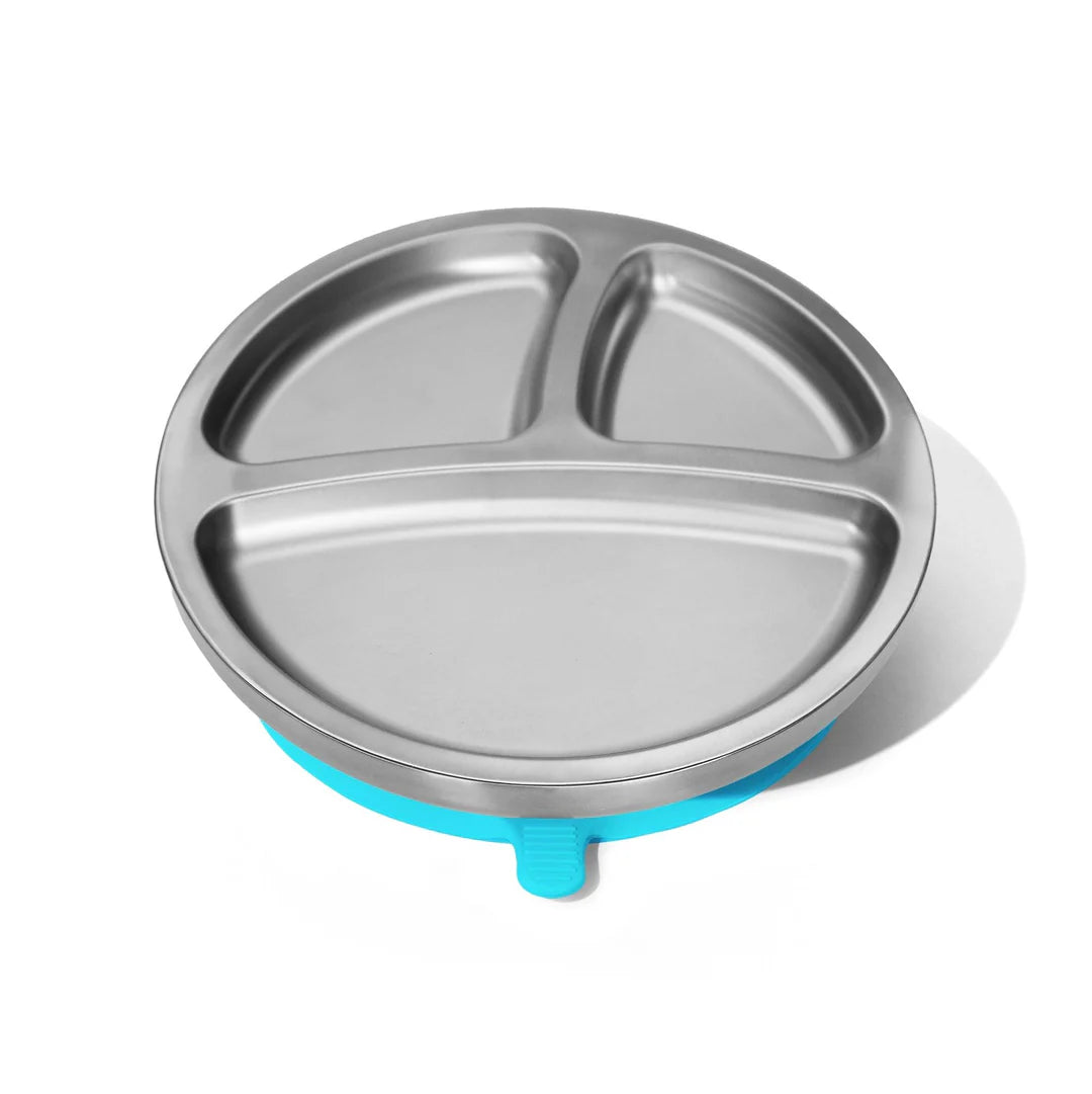 Baby Stainless Steel Round Divided Plate | Big