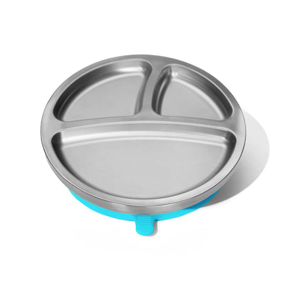 Baby Stainless Steel Round Divided Plate | Big